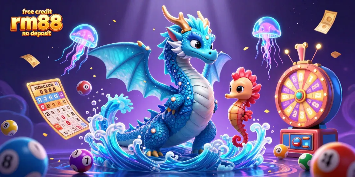 Claim exciting free credit rm88 no deposit offers with vibrant gameplay elements in a dynamic underwater casino scene.