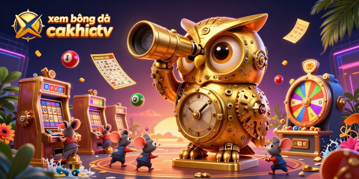Experience thrilling gambling action with xem bóng đá cakhiatv amidst colorful dynamic elements and festive casino visuals.