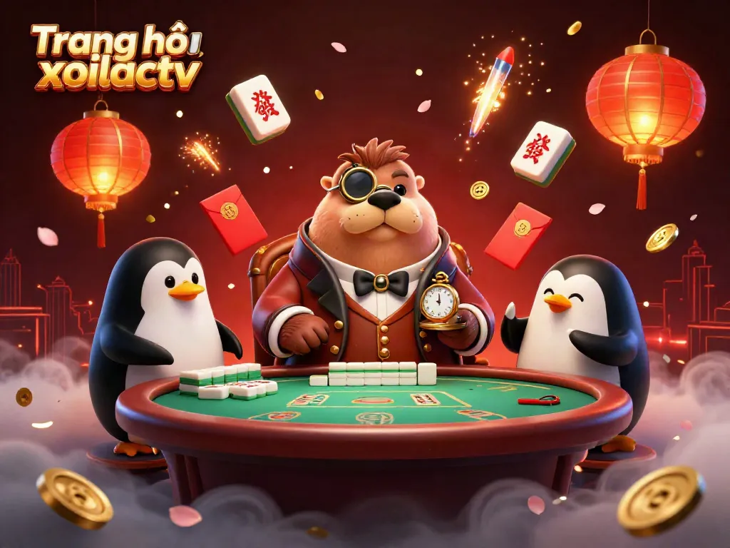 Experience the engaging game on Trang chủ xoilactv featuring lively casino scenes with colorful characters and vibrant elements.