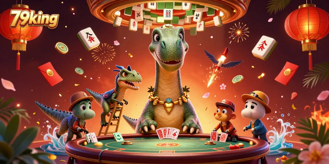 Experience adventurous wins with 79king in a vibrant casino scene featuring whimsical characters and gaming elements.