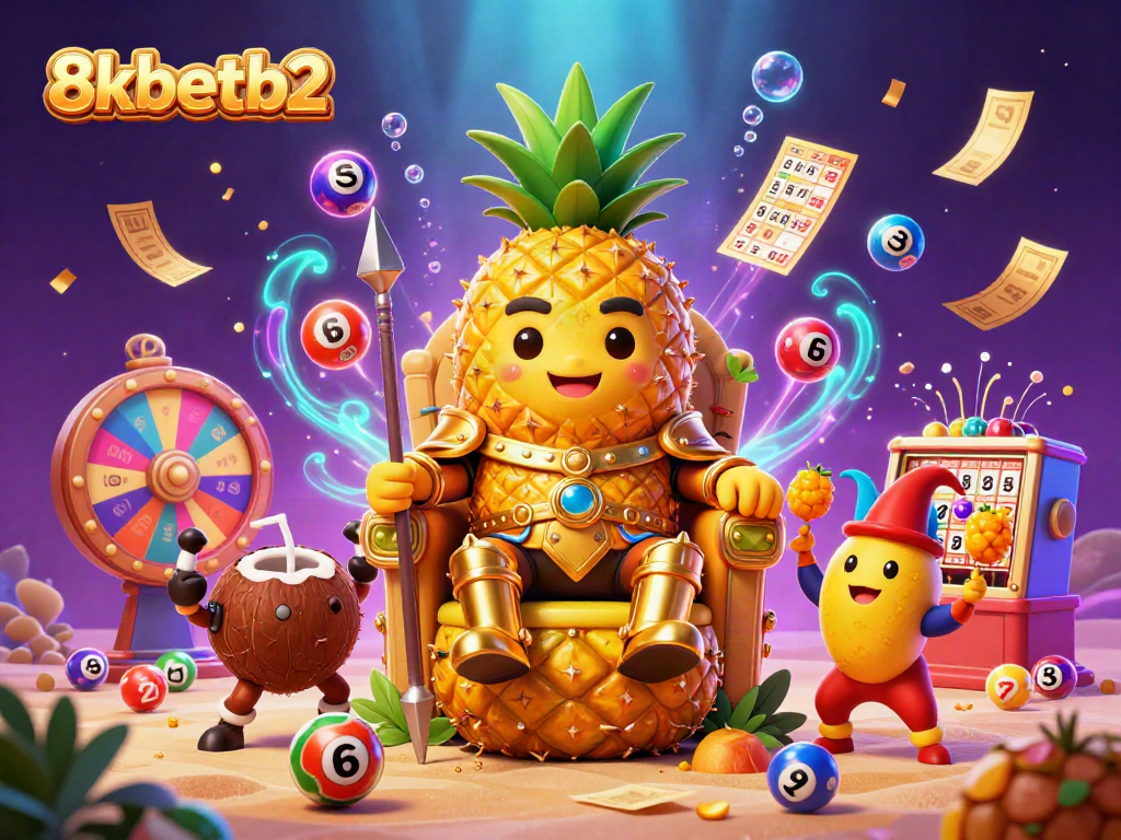 Experience excitement at 8xbetb2 with vibrant casino-themed characters and dynamic game elements.