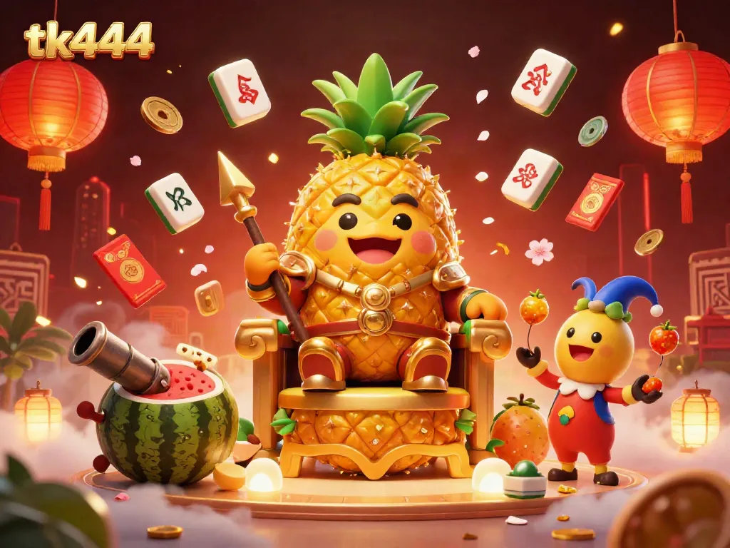 Experience thrilling winning moments at tk444 with a vibrant casino scene featuring engaging characters and dynamic game elements.