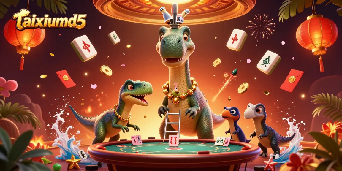 Engage with taixiumd5 in a vibrant casino scene featuring dynamic characters and exciting game elements.