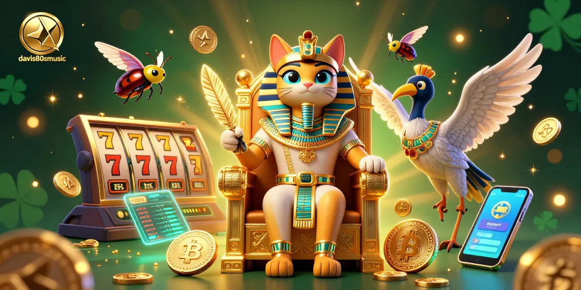 Experience the thrilling world of davis80smusic with an Egyptian cat pharaoh and spirited gameplay.